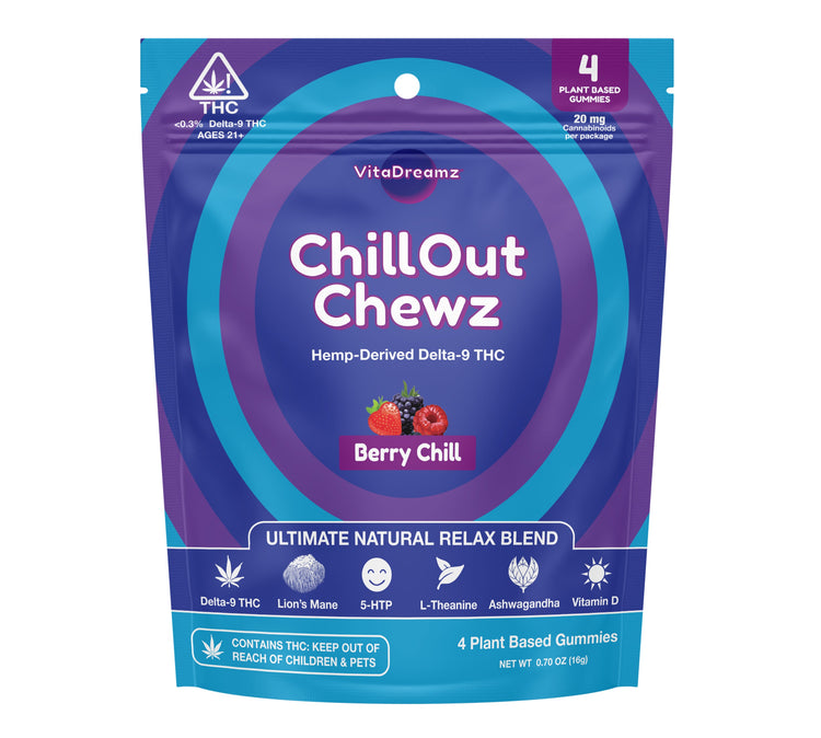 ChillOut Chewz (4ct | 20mg Delta9) - VitaDreamz