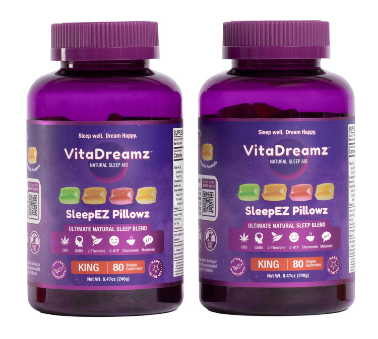 CALI KING (160ct / 1,600mg CBD) - SleepEZ Pillowz - VitaDreamz