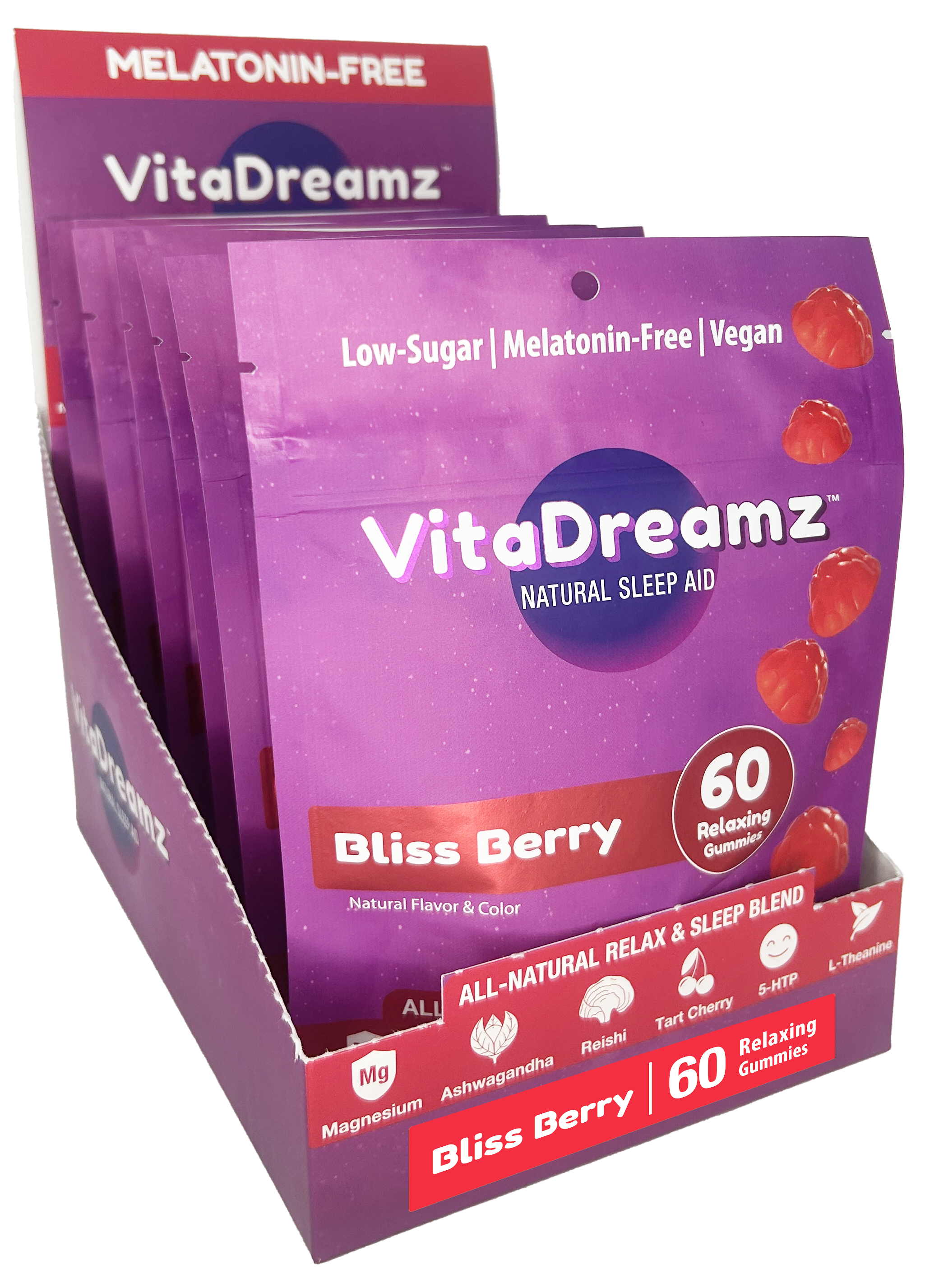 60ct - Bliss Berry - Box of 6 Bags ($20 per Bag)