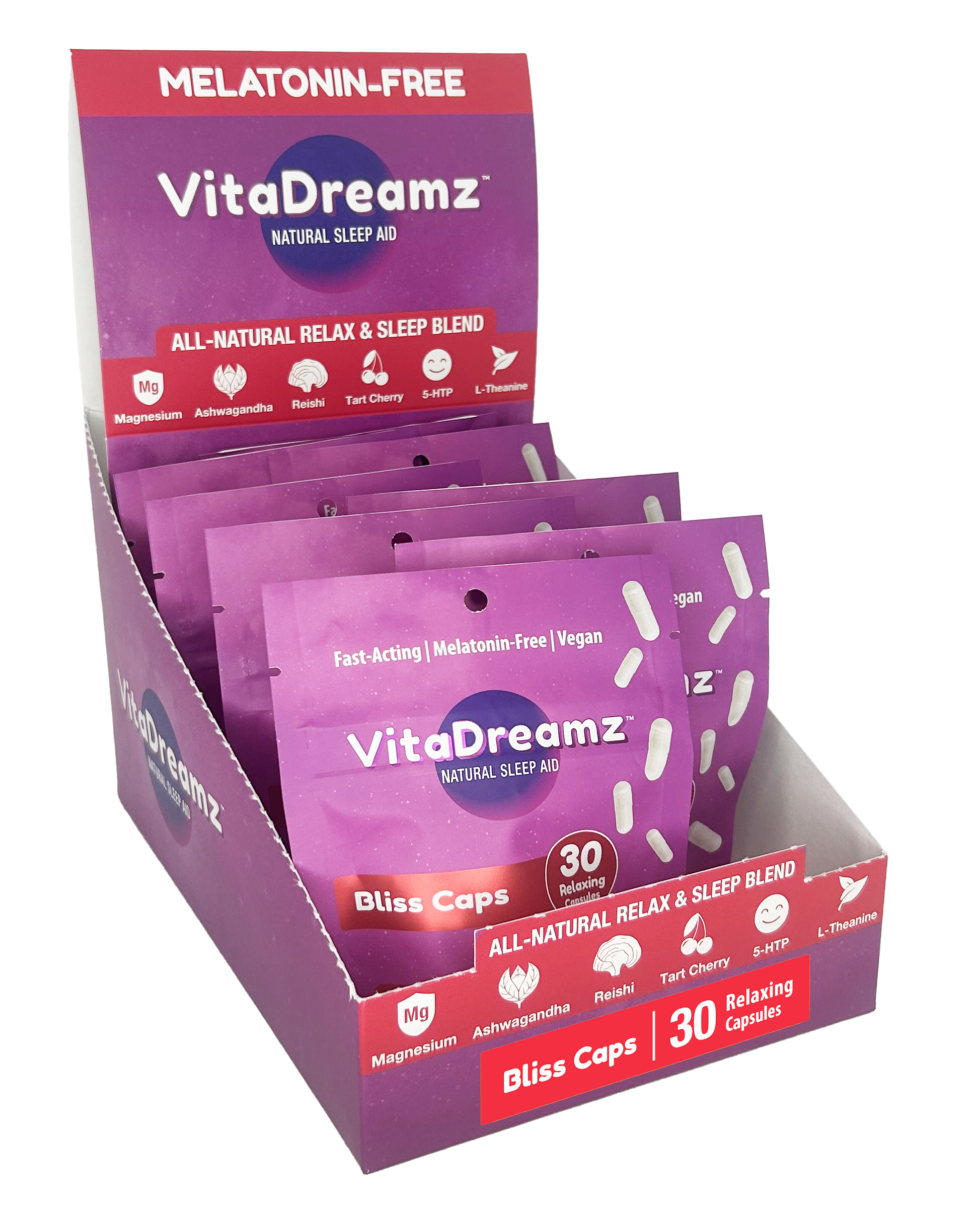 30ct -  Bliss Caps - Box of 10 Bags ($10.00 per Bag)