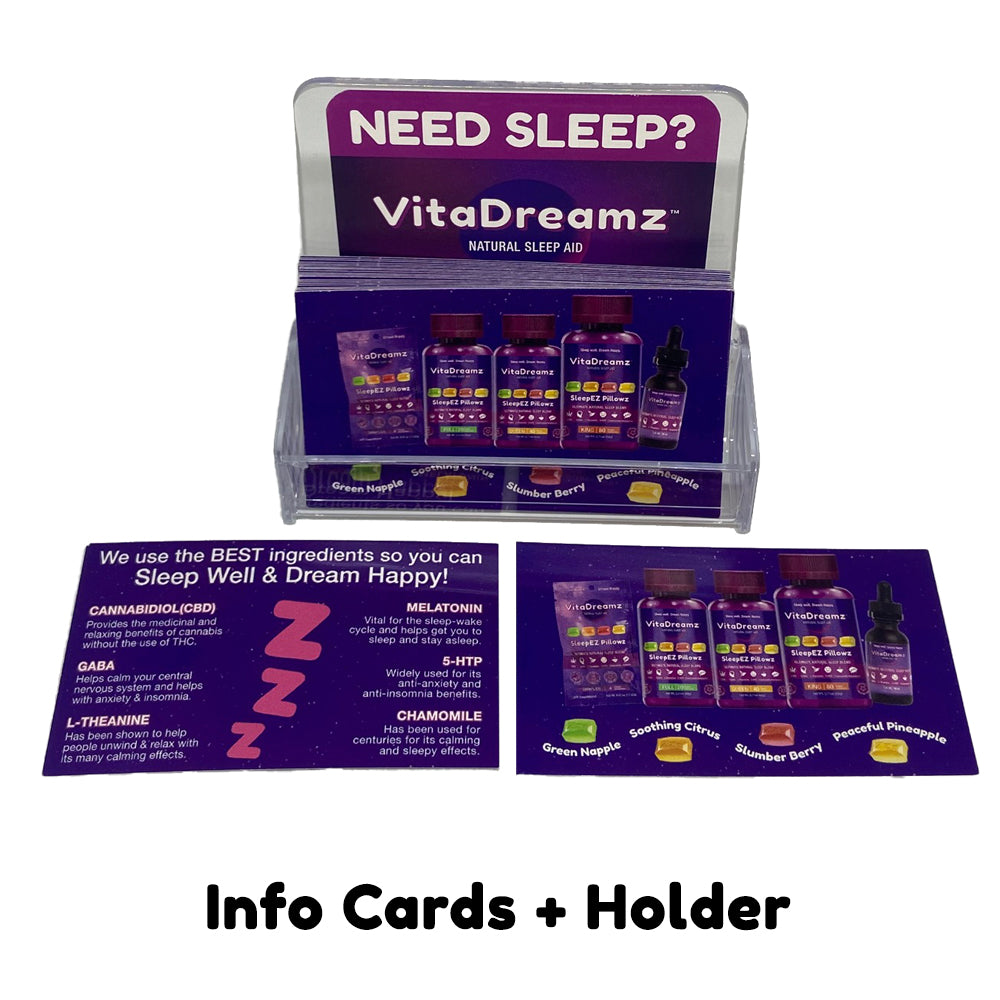 Info Cards + Holder - VitaDreamz